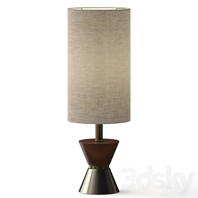 West Elm Carmen Table Lamp 3DS Max Model