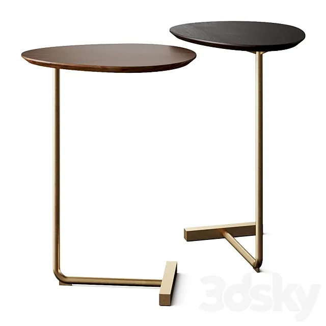 West Elm Charley C Side Table 3DS Max Model