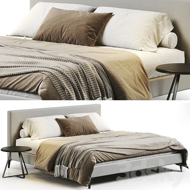 West Elm Emmett Bed 3dsMax Model