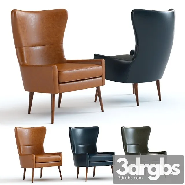 West elm erik wing chair