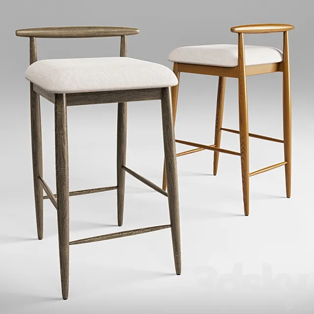 West Elm Framework Counter Stool 3ds Max