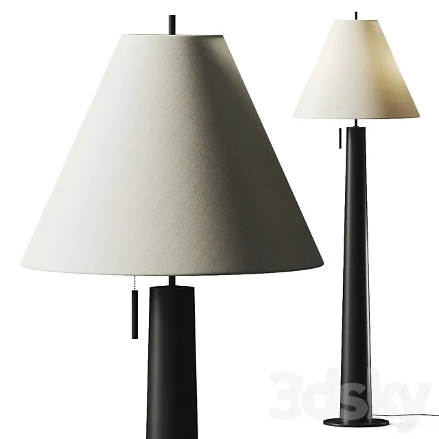 West Elm Harold Floor Lamp 3ds Max
