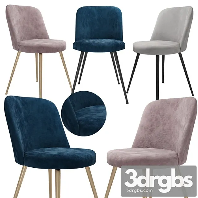 West elm lila upholstered dining chair 2 3dsmax Download