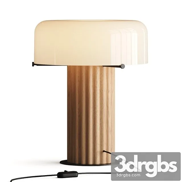 West elm linus fluted table lamp