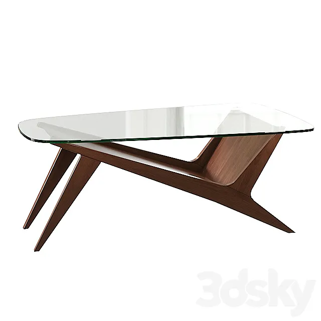 West Elm Marcio Display Coffee Table 3DS Max Model