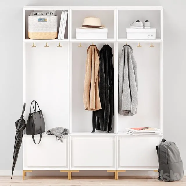 West Elm Nolan entryway set 3dsMax Model