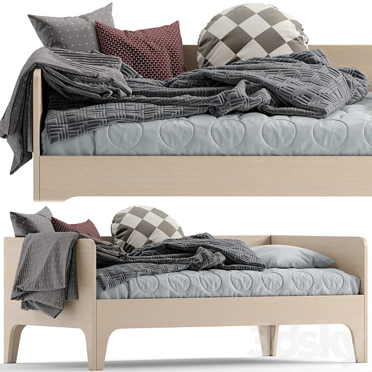 West Elm Oeuf Perch Toddler Bed 3DS Max