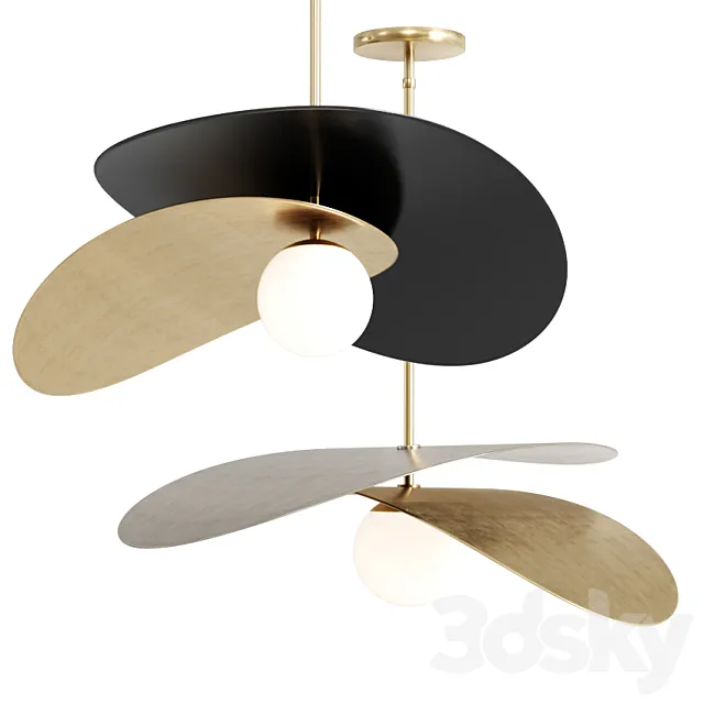 WEST ELM Olivia Pendant 3DS Max Model