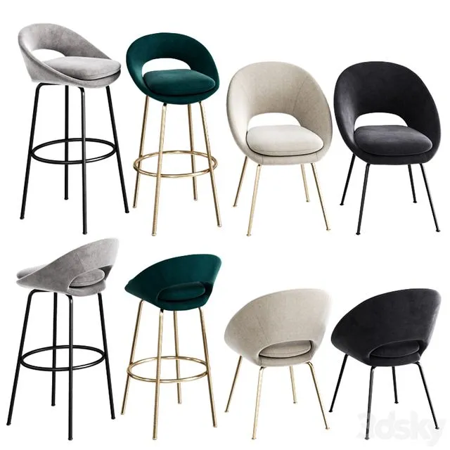 WEST ELM Orb set 3dsMax Model