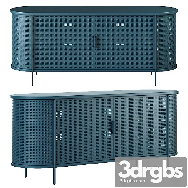 West elm perforated metal buffet 2 3dsmax Download