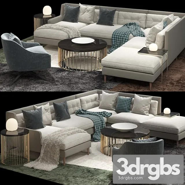 West Elm Sectional 3dsmax Download