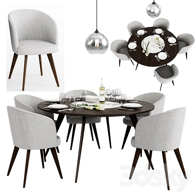 WEST ELM set 10 3ds Max