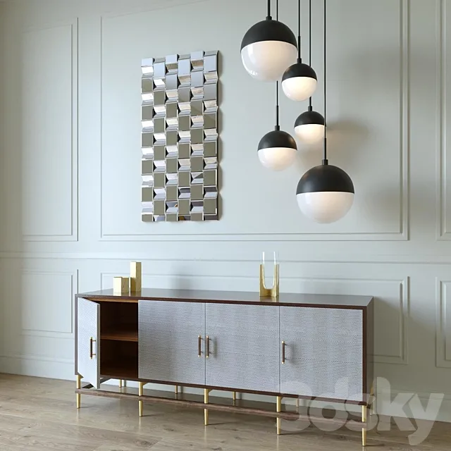 West elm set 3ds Max