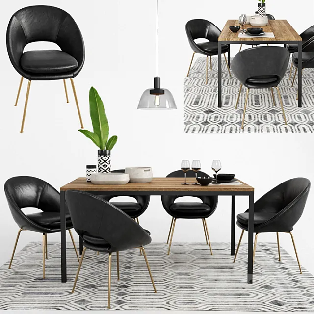 WEST ELM set 8 3ds Max