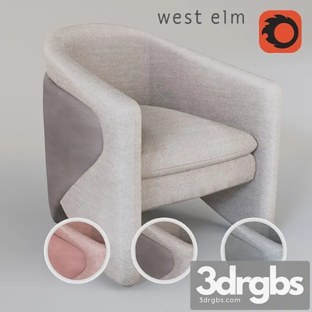 West elm (thea chair) 3dsmax Download