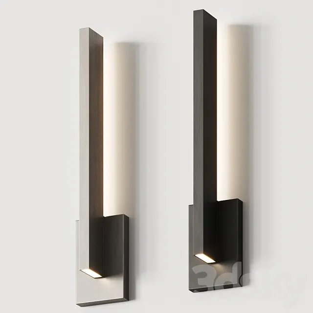 West Elm Thin Modern Sconce 3DS Max Model