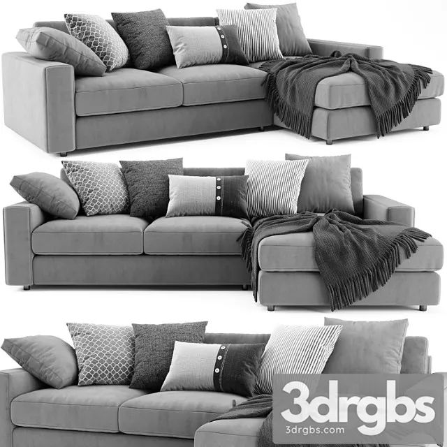 West elm urban chaise longue