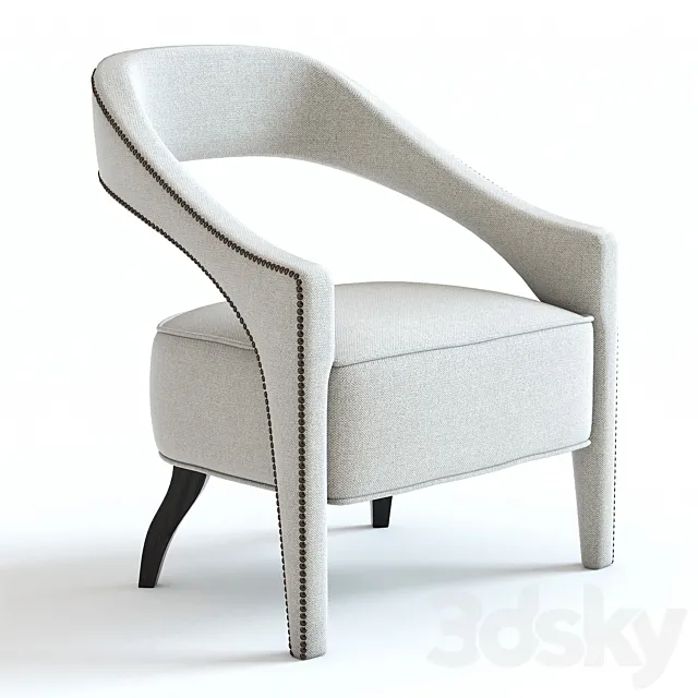 West Elm Wolseley Armchair 3DS Max Model