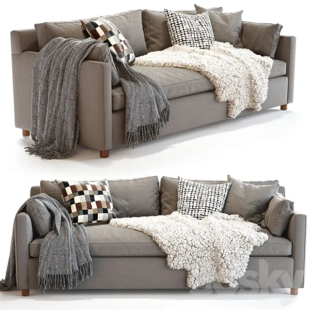 west elm_Marin Sofa 3DS Max Model