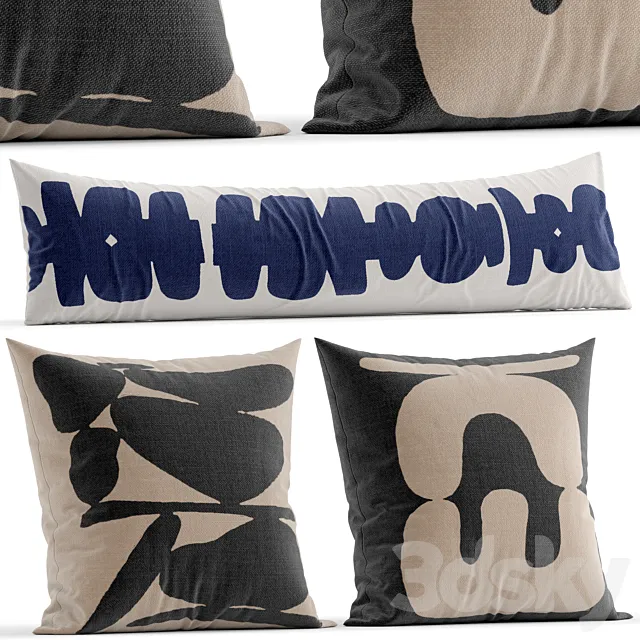 Westelm pillow 5 3ds Max