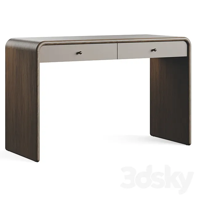 Westelm Waterfall Write Desk 3DS Max Model