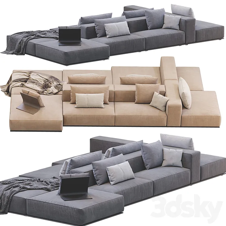 Westside Sofa By Poliform 3DS Max