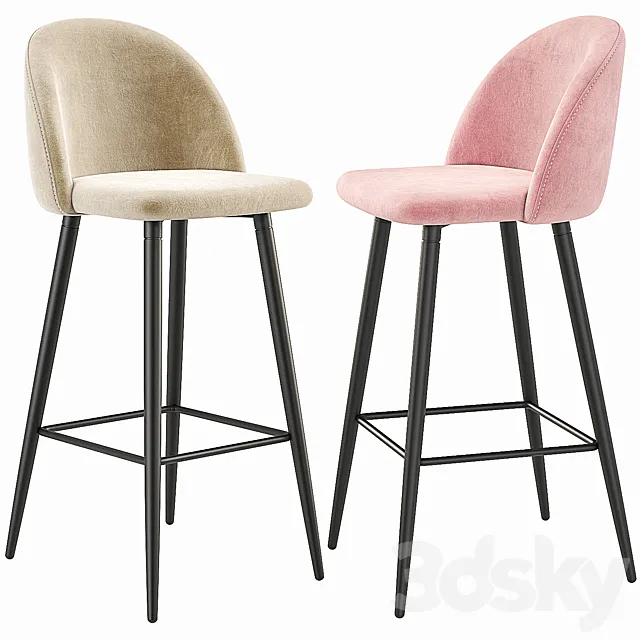 Westwing Amy Bar Stool 3DS Max Model