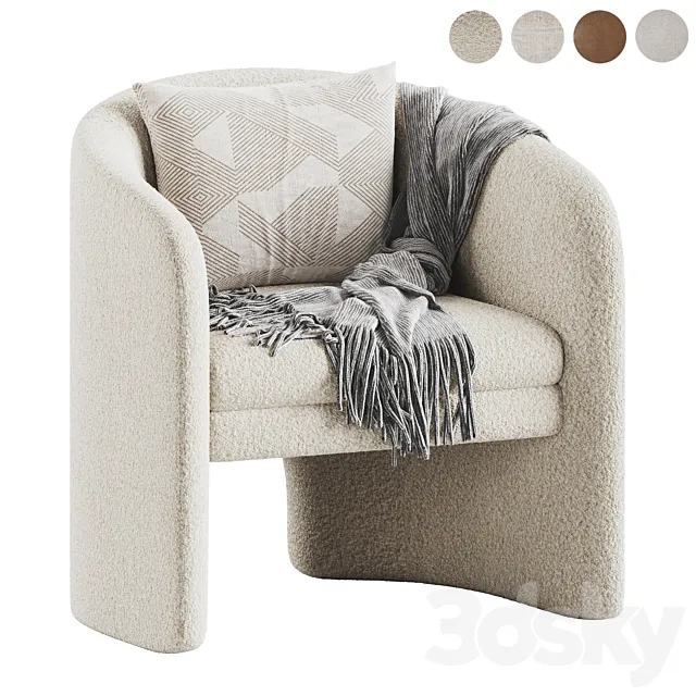 Westwing Mairo armchair 3ds Max