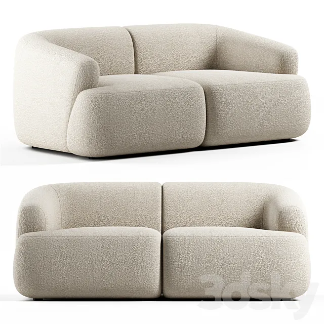 Westwing – Sofia 2 Seater Sofa 3DS Max Model