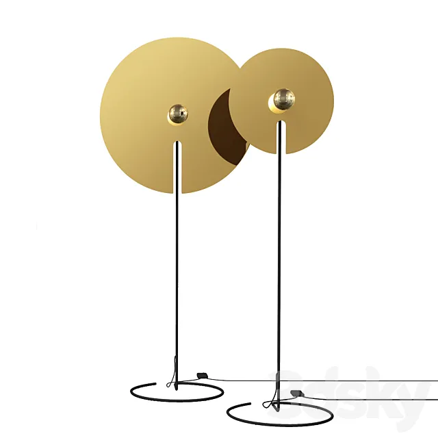 Wever & Ducre Mirro Floor lamp 3ds Max