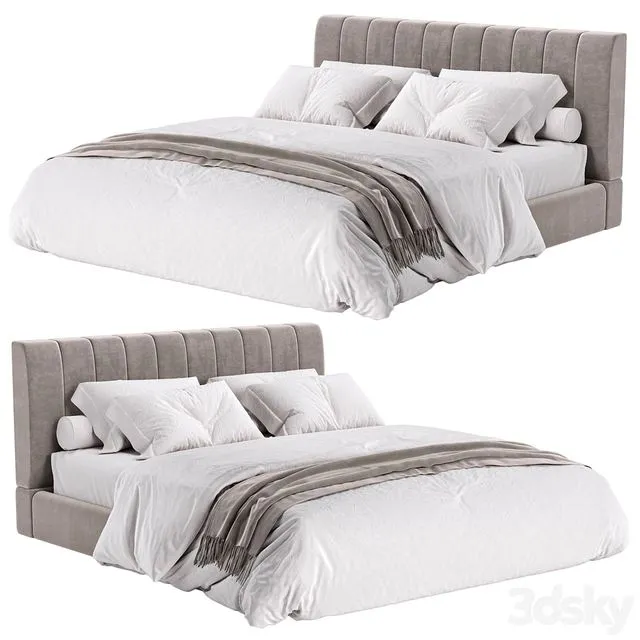 Whaite bed4 3dsMax Model