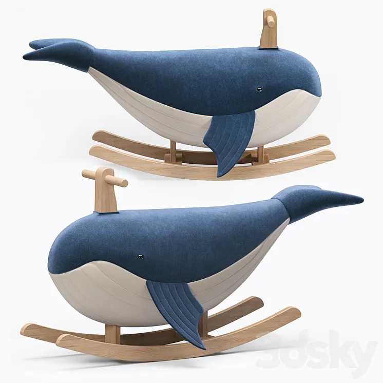 Whale rocker 3DS Max Model