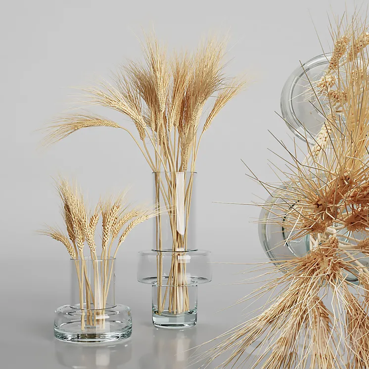 Wheat bouquets 3DS Max