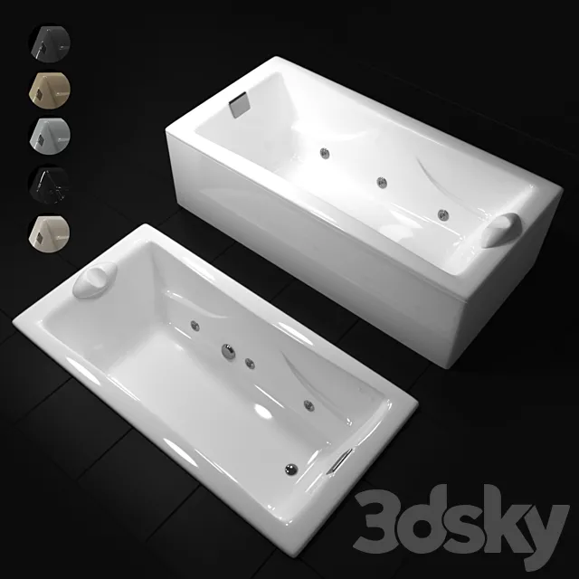 Whirlpool bath Tea-for-Two Kohler 2015 K-865-N1-47 3ds Max