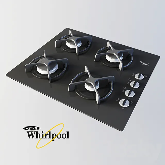 Whirlpool Cooktop 3DS Max Model