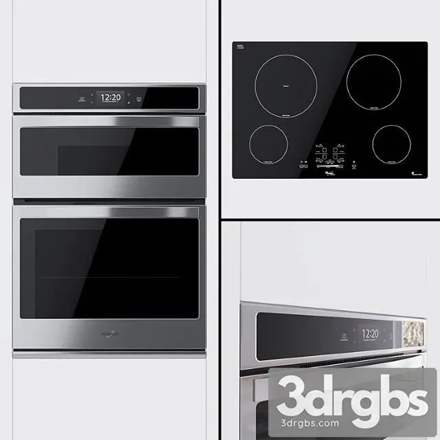 Whirpool – combined oven woc97ec0hz and hob gci3061xb 2 3dsmax Download