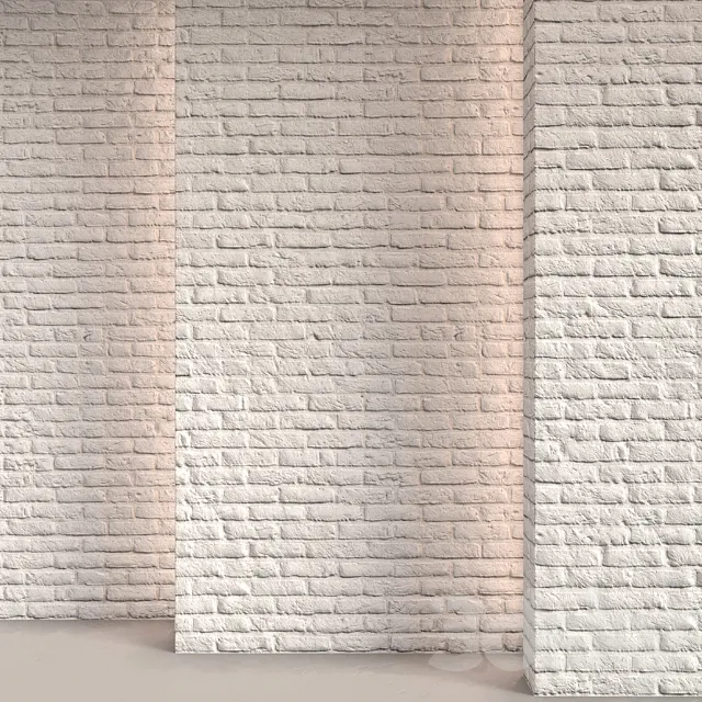 White brick 07 3dsMax Model