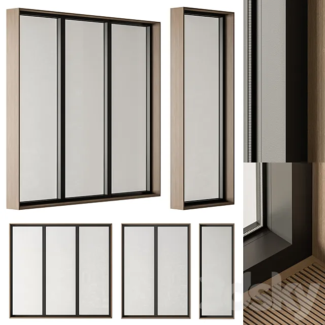 White Frame – Windows Set 19 3DS Max Model