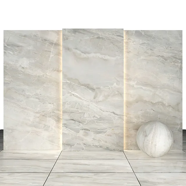 white heaven Marble 3ds Max