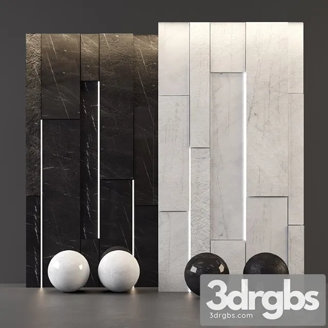 White marble and black marble 3dsmax Download