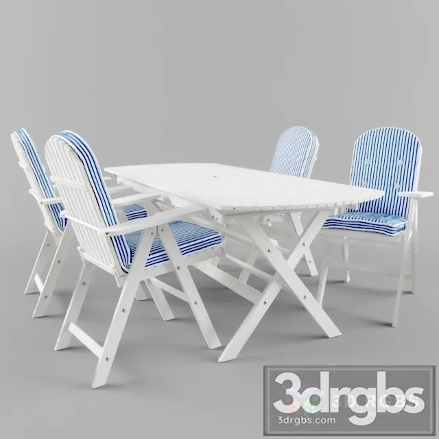 White Outdoor Funiture 3dsmax Download