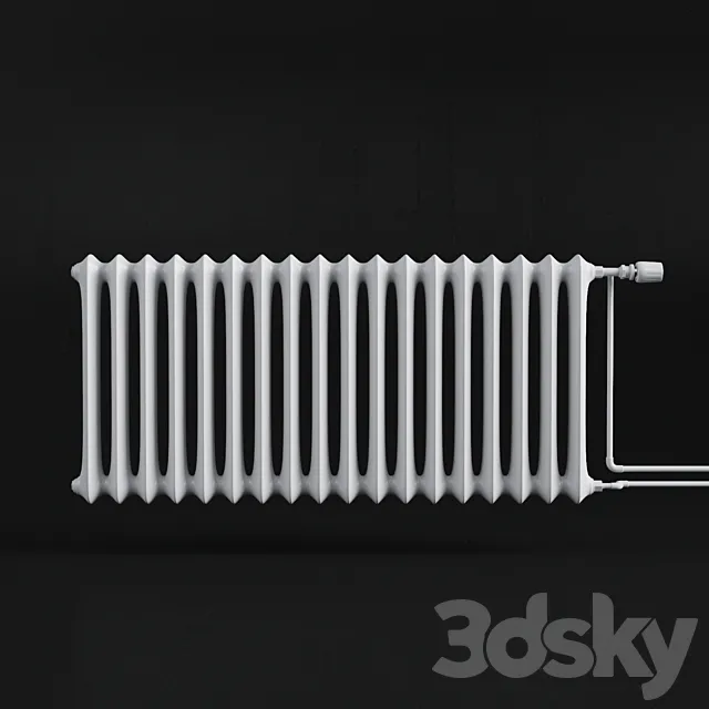 White radiator 3DSMax File