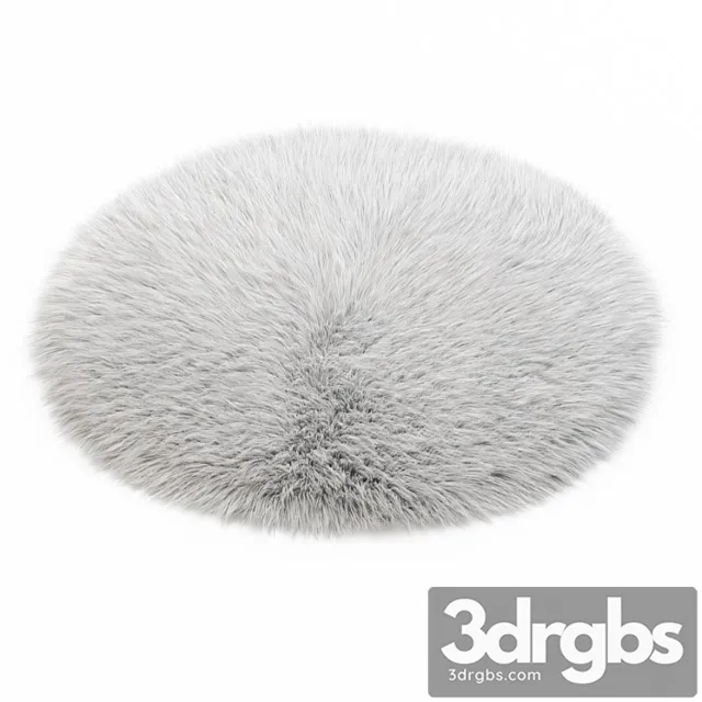 White round carpet fur 3dsmax Download