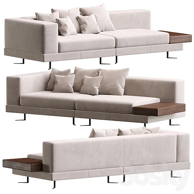 White Saddle-Hide 3ds Max