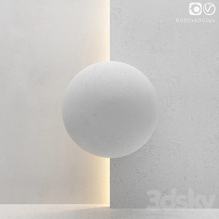 White stucco texture 3DS Max