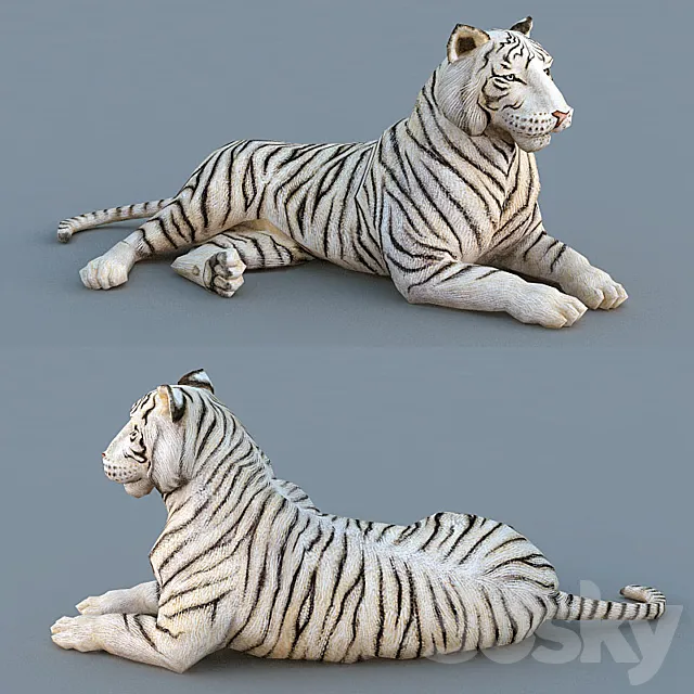 White Tiger 3DS Max Model