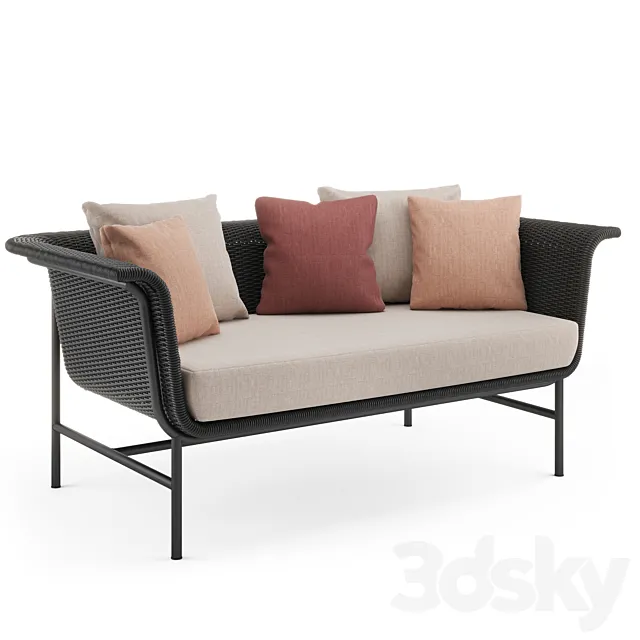 Wicked lounge sofa 2S 3ds Max