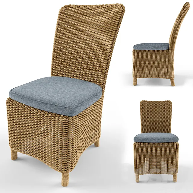 Wicker chair 3DS Max Model