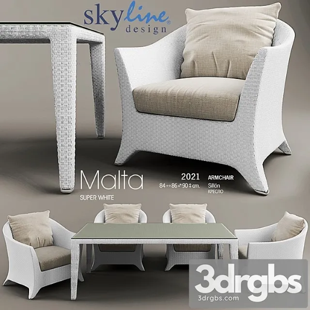 Wicker furniture skyline 2 3dsmax Download