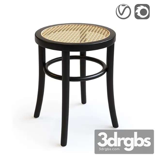 Wicker rattan stool, cedak